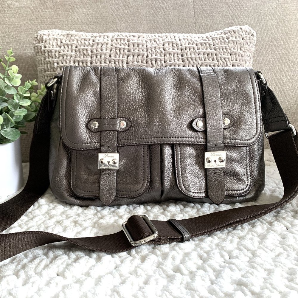 Lauren Ralph Lauren Governors Lodge Crossbody Bag (Pewter)